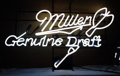 Miller Genuine Draft Darts Neon Sign